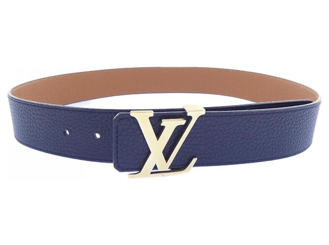 Louis Vuitton LV Initials Reversible Belt Brown Black