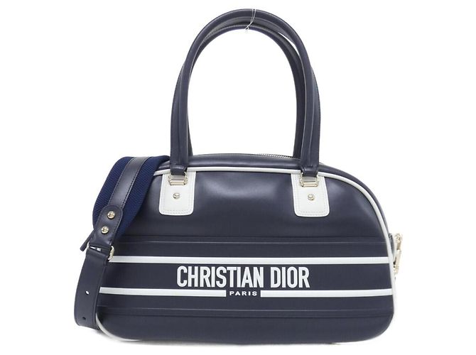 Bolsa Boston Christian Dior Vibe Medium Azul