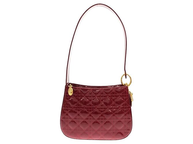 Borsa a tracolla Christian Dior rossa Rosso
