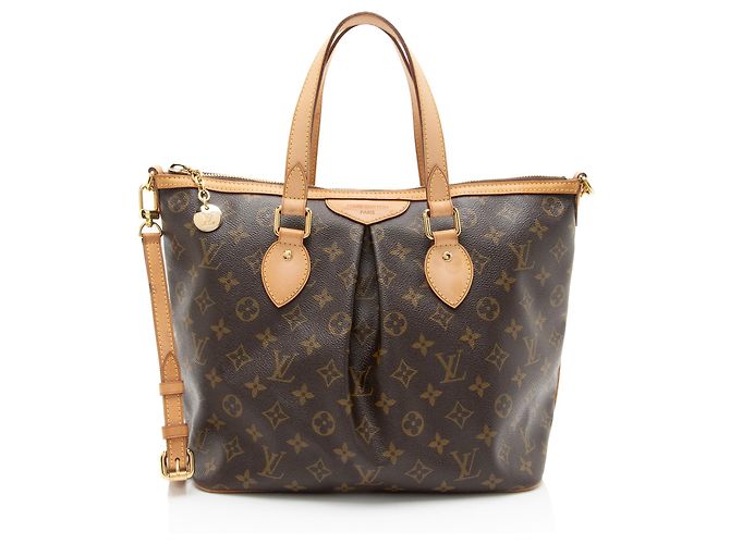 Louis Vuitton Monogram Canvas Palermo PM Tote Braun