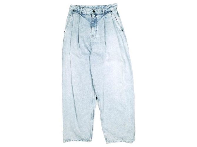 Autre Marque Hed Mayner PLEATED DENIM PANTS
Pantalones de denim de algodón Azul
