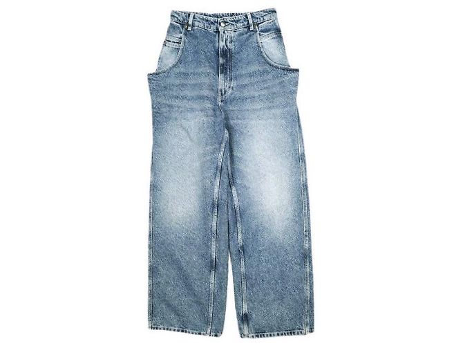 Autre Marque Hed Mayner DENIM PANTS
Pantalones de denim de algodón Azul