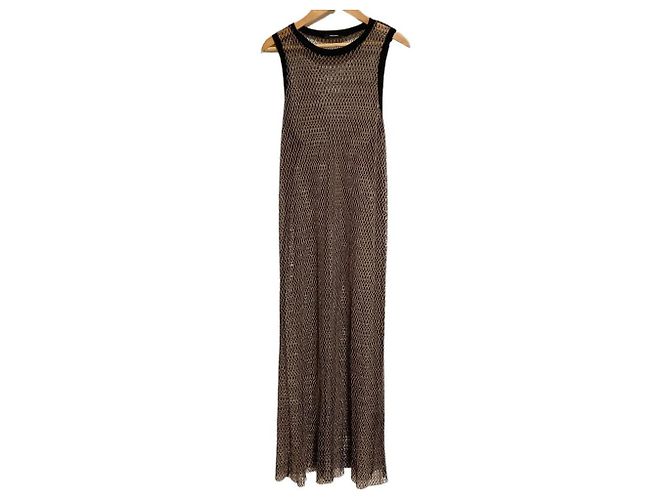 Autre Marque JOURNAL STANDARD Mesh-Kleid Braun