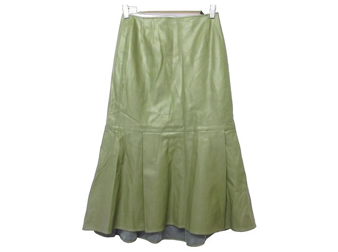 Autre Marque Gonna lunga in ecopelle ADORE Verde