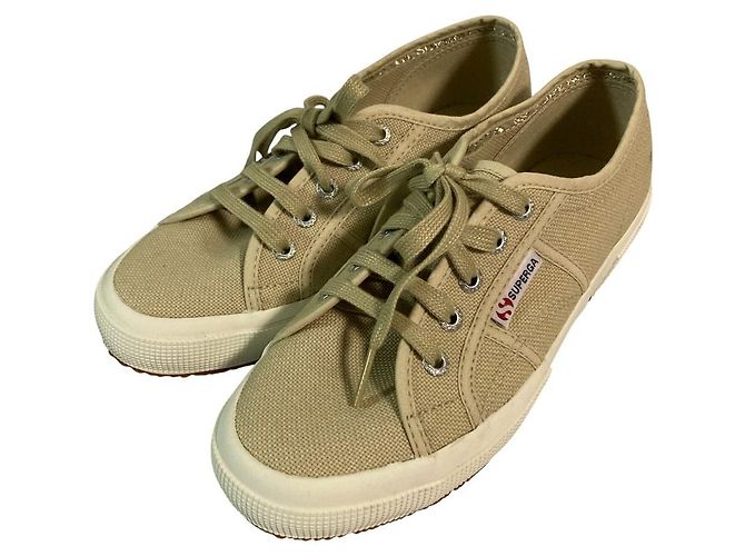 Autre Marque Baskets Superga 2750 Canvas Beige