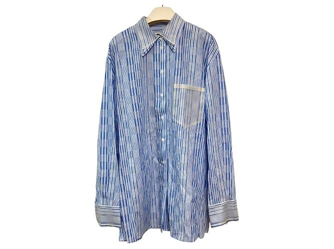 Autre Marque Camicia combinata trasparente EENK Blu