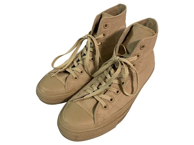 Autre Marque Baskets Converse ALLSTAR Hi REACT Marron Camel