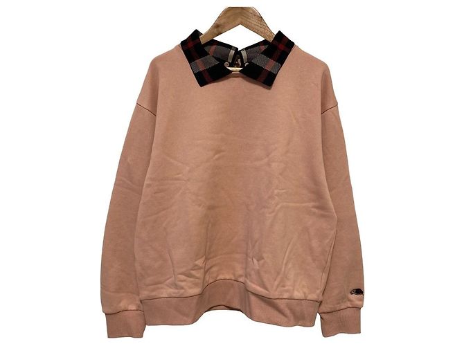 Autre Marque CB CRESTBRIDGE 2way bestickter Sweatshirt Pink