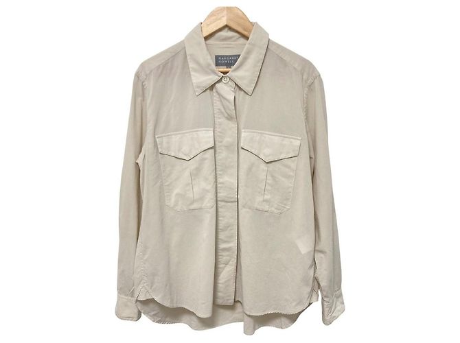 Autre Marque Camicia in voile di cotone MARGARET HOWELL Beige