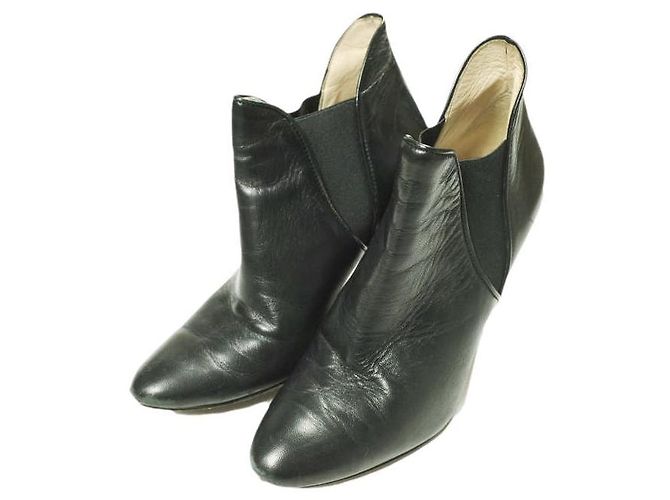 Autre Marque Botas de couro Side Gore Fabio Rusconi Preto