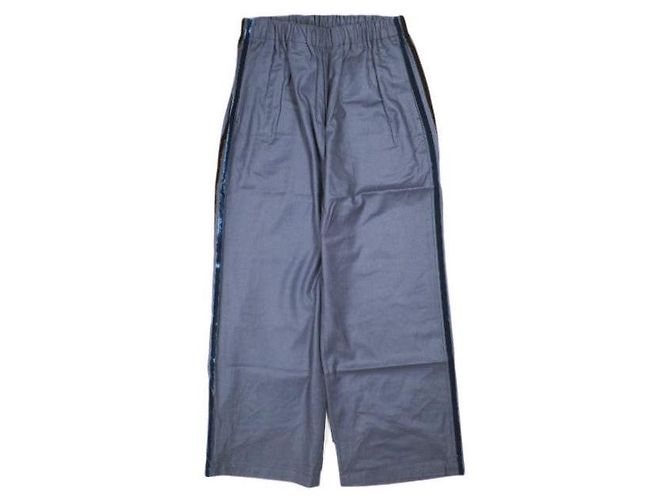 Autre Marque un/unbient EASY TROUSERS BOOTS Pantalones de lana Super140s Azul
