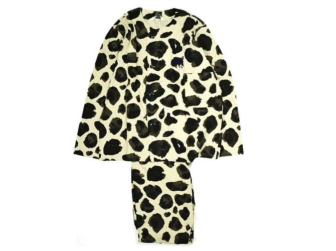 Autre Marque Needles × SASQUATCHfabrix. PAJAMA SET Set pigiama in cotone e lino Giallo Senape