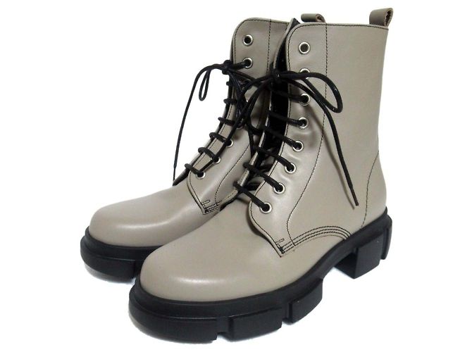 Autre Marque Bottines courtes à lacets à plateforme Pellico Sunny Marron