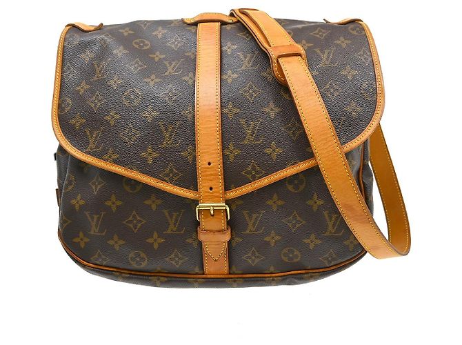 Louis Vuitton Saumur Monogram 35 Marron