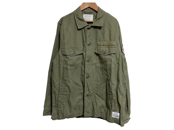 Autre Marque Giacca camicia militare BAYFLOW Verde Cachi