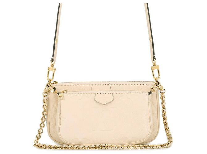 Multi Pochette Borsa a tracolla Louis Vuitton Monogram Empreinte Crudo