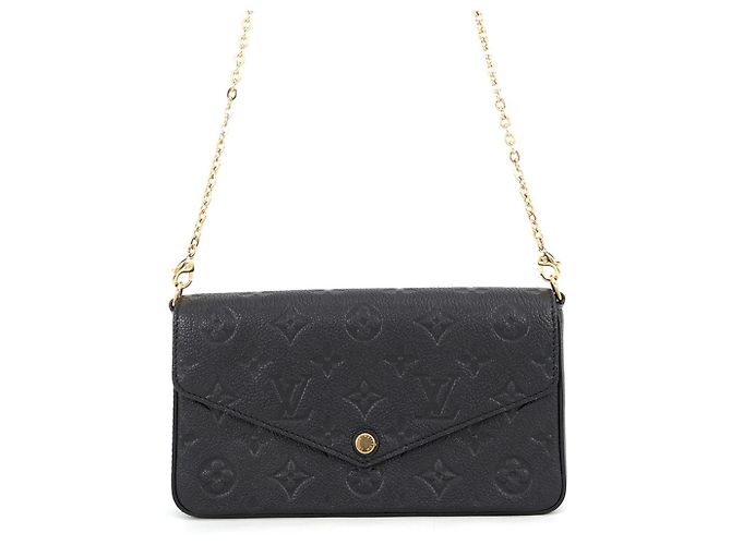 Cartera con cadena Louis Vuitton Monogram Empreinte Negro