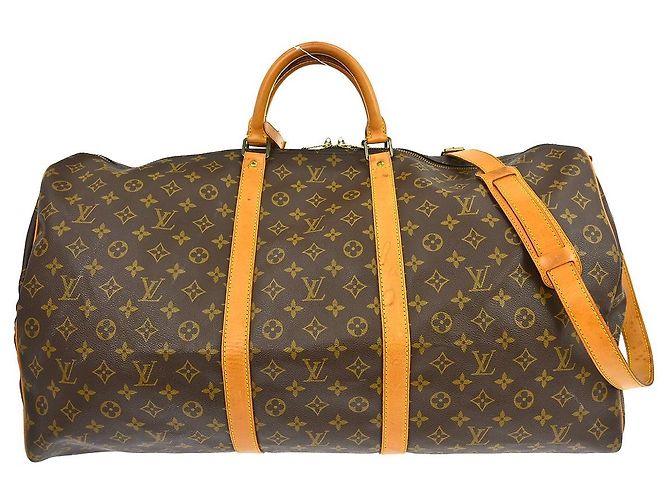 Louis Vuitton Keepall Bandoulière Monogram 60 Marrom