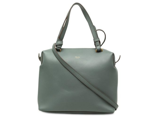 Céline Celine Small Soft Cube Crossbody Shoulder Bag Marron Bleu