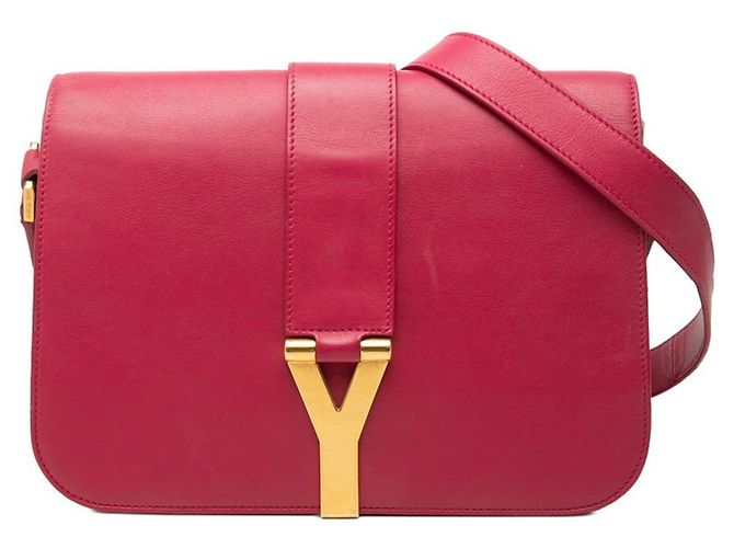 Borsa a tracolla Saint Laurent Y-line Rosa