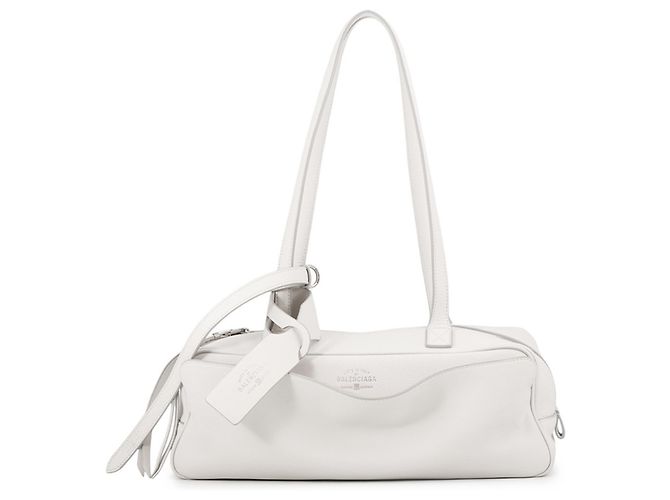 Borsa a tracolla Balenciaga in pelle bianca Bianco