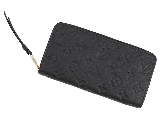 Carteira Zippy Monogram Empreinte Louis Vuitton Preto