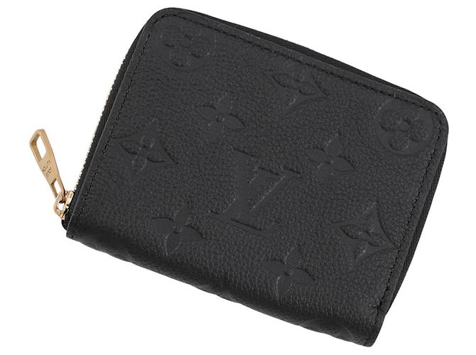 Portamonete Zippy Monogram Empreinte Louis Vuitton Nero