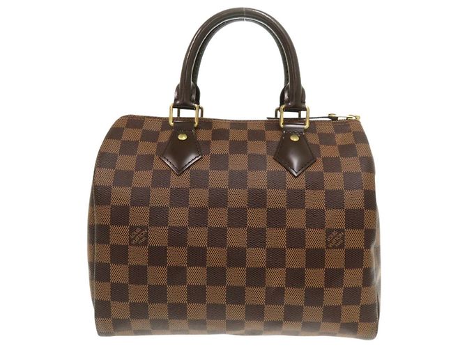 Bolsa Louis Vuitton Speedy 25 Damier Marrom Damier ebene