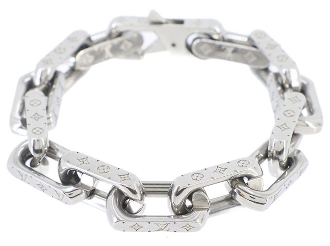 Pulsera de cadena Monogram Louis Vuitton Plata