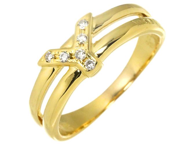 Anillo Banda Christian Dior en Oro Amarillo