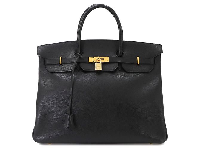 Hermès Borsa Hermes Birkin 40 Nero