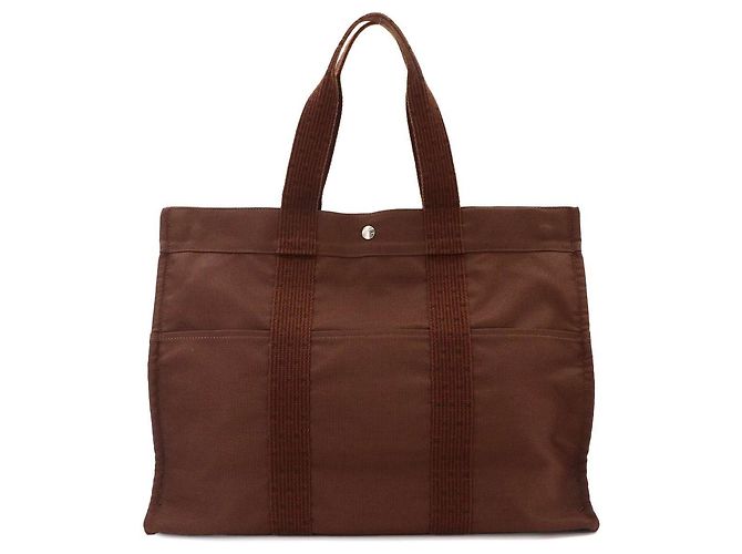 Hermès Borsa Hermes Herline Tote GM Marrone