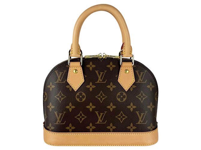 Sac à main Louis Vuitton Monogram Alma BB Marron Monogramme