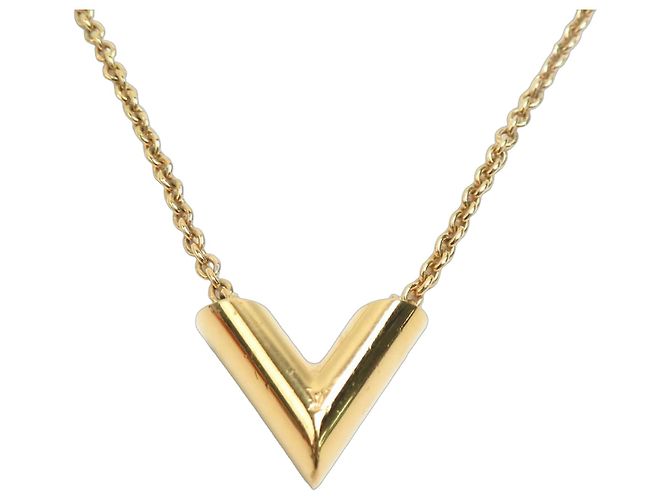 Collana Essential V Metal Louis Vuitton D'oro