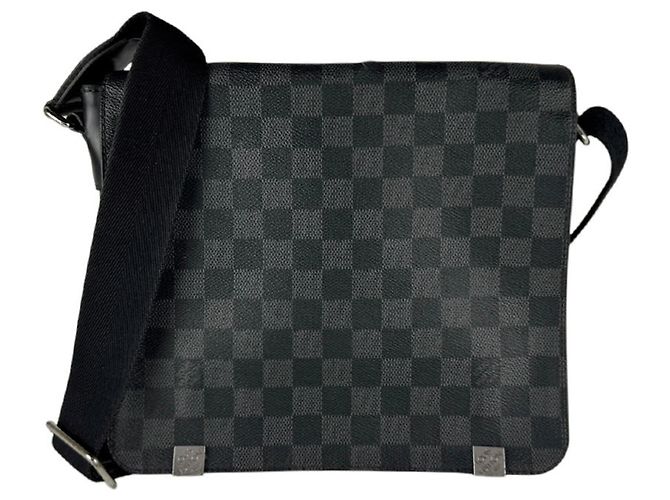 Louis Vuitton Damier Graphite Shoulder Bag Black Damier ebene