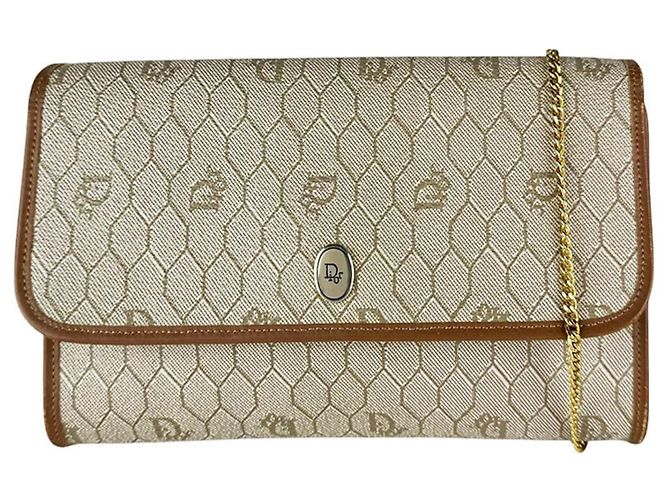 Borsa a tracolla Christian Dior marrone