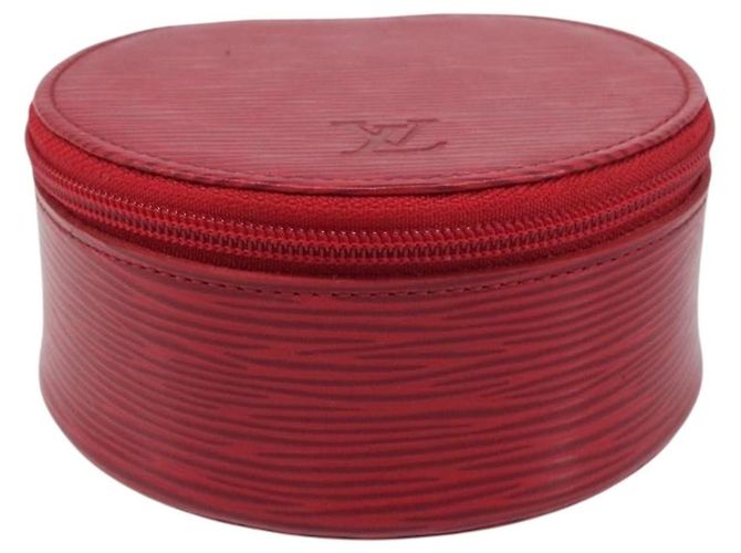 Louis Vuitton Ecrin Bijoux Epi Leather Rouge
