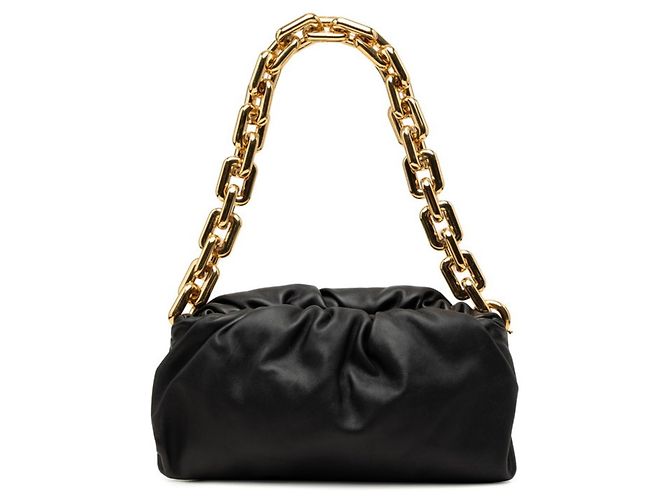 Bottega Veneta Handtasche Pouch mit schwarzer Kette