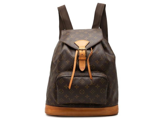 Louis Vuitton Monogram Montsouris GM Rucksack Braun