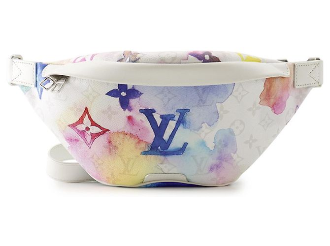 Louis Vuitton Monogram Watercolor Discovery Bumbag PM Blanc Multicolore