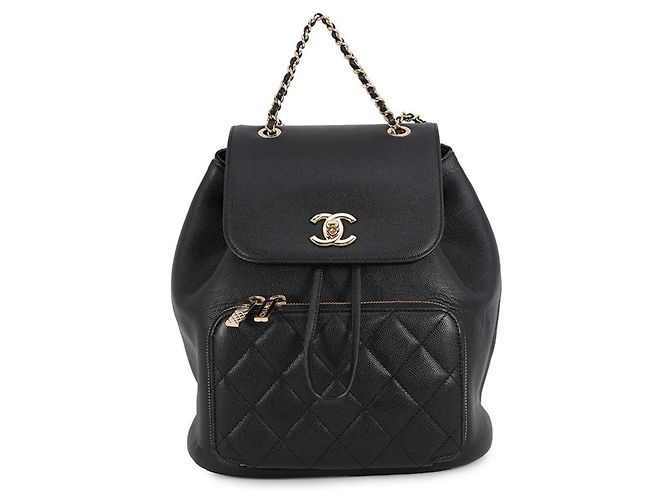 Chanel Matelassé Backpack Black