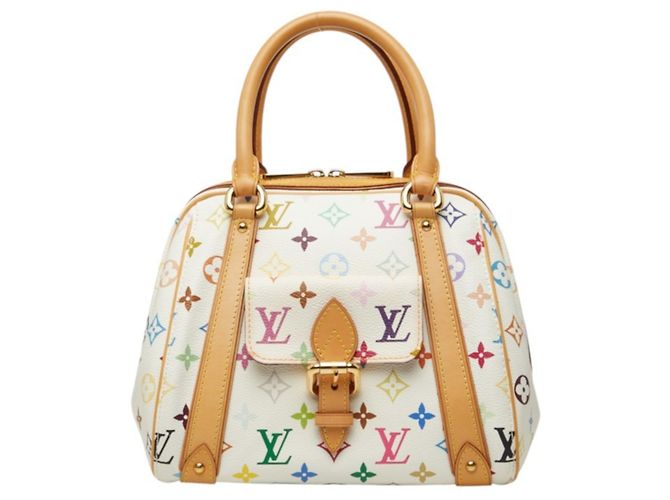Borsa Louis Vuitton Monogram Multicolor Priscilla Bianco