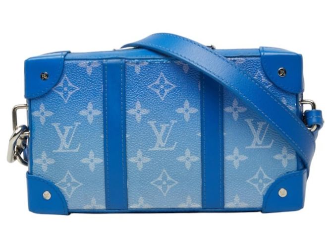 Borsa a tracolla Portafoglio Soft Trunk Louis Vuitton Monogram Clouds Blu