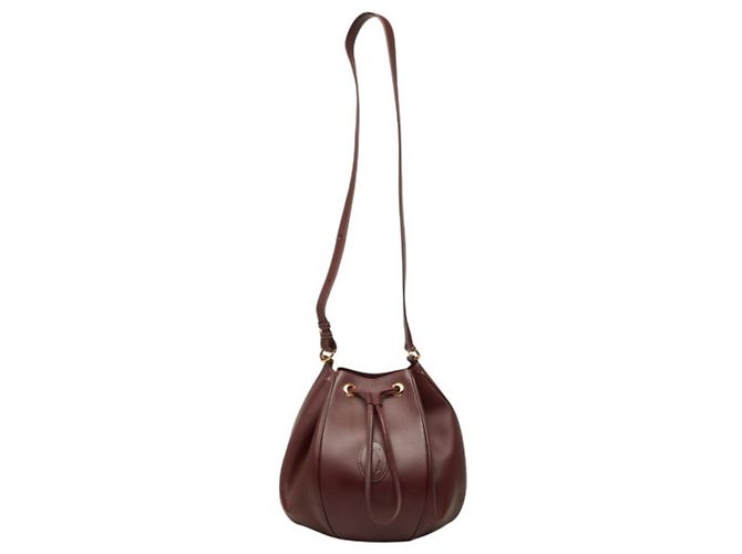 Borsa a tracolla Cartier Must Line Bordò