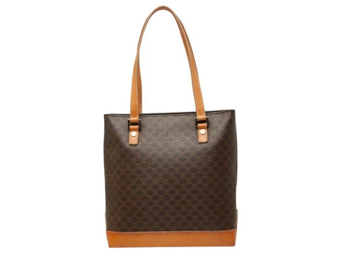 Céline Sac Cabas Celine Macadam Marron