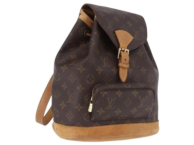 LOUIS VUITTON Monogram Montsouris MM Backpack M51136 LV Auth 196437A