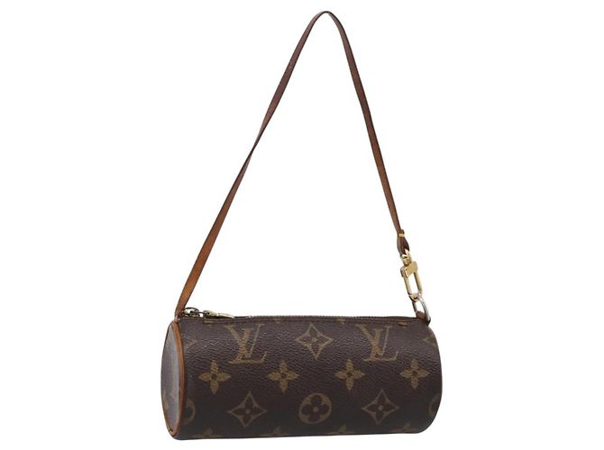 LOUIS VUITTON Monogram Papillon Pouch LV Auth 196887 Monogramm