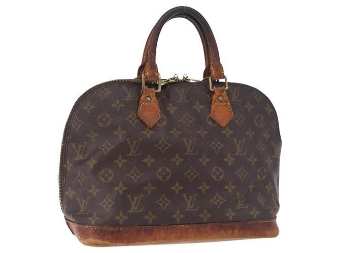LOUIS VUITTON Monogram Alma Handtasche M51130 LV Auth 199584 Monogramm