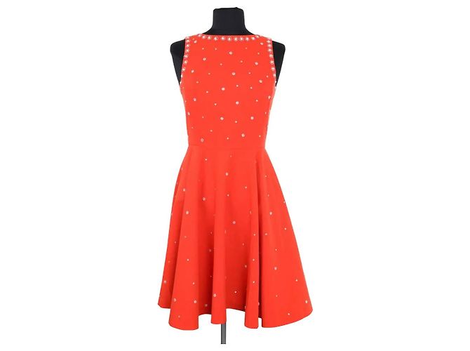 Vestido Manoush de algodón rojo Roja