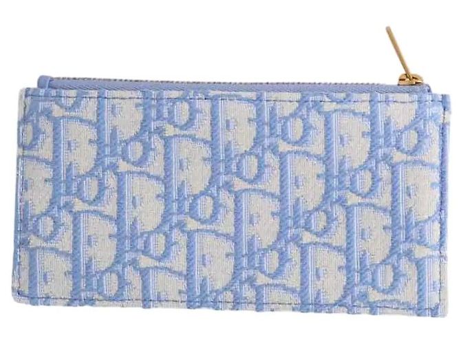 Dior Blue Cloth Clutch Bag